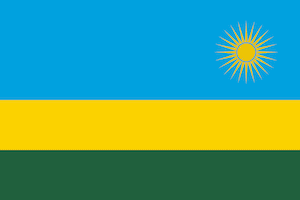 Flag of Rwanda 300x200
